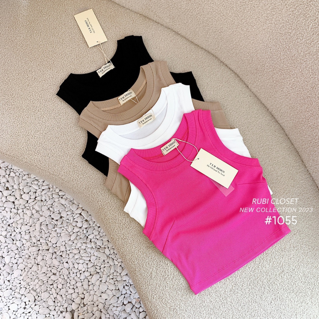 Áo 3 lỗ croptop tăm lạnh siêu hot