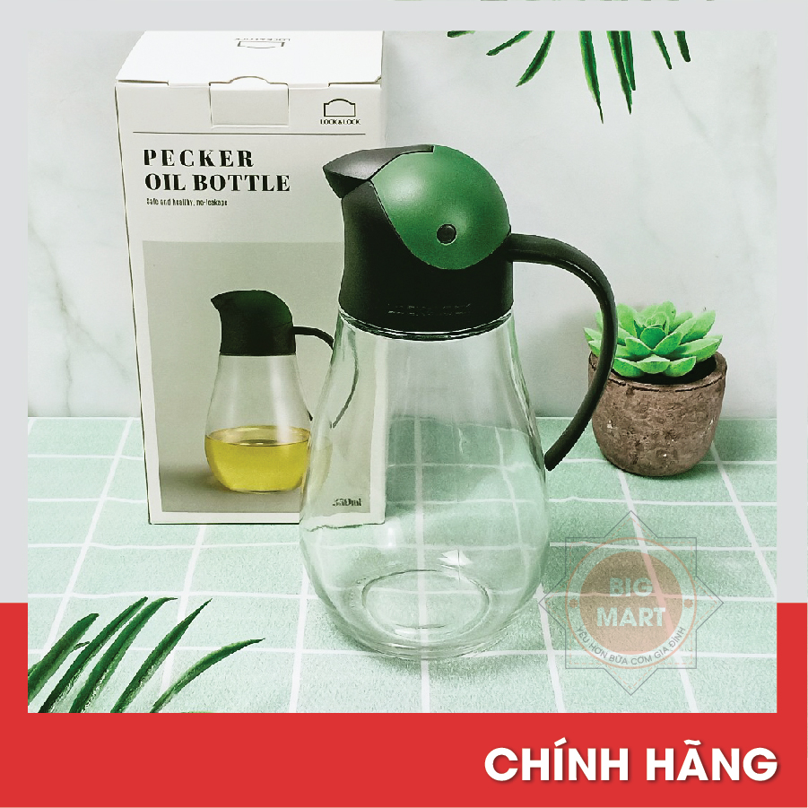 Bình đựng dầu với nắp mở tự động pecker oil bottle lock&amplock cko201