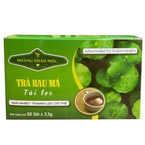 Trà rau má túi lọc Hoàng Thảo Mộc - Giúp thanh nhiệt, giải độc, lợi tiểu