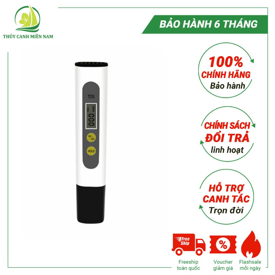 [BH 6 THÁNG, 1 ĐỔI 1 NGÀY] Bút đo nồng độ dinh dưỡng thủy canh TDS