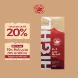 Cà phê rang nguyên hạt Full City Roast Highlands Coffee gói 200g