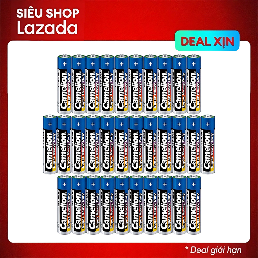 32 pin aaa 1.5v camelion r03p - pin đũa, không sạc, điện áp 1.5v