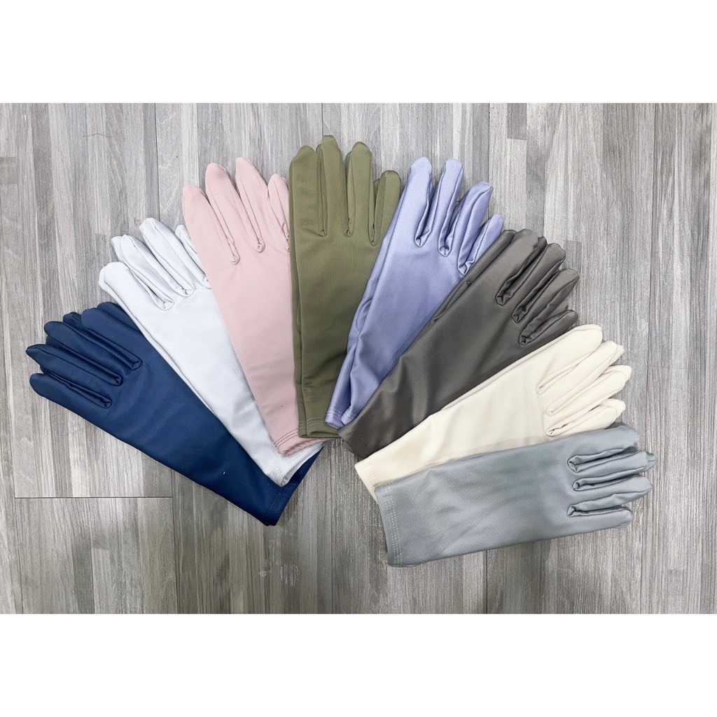 Găng tay - bao tay  chống nắng chất vải thun lạnh lót 2 lop dày . chông nắng bảo vệ da tay chông tia uv làm sạm nám da - Shop Kim Yến 5 - 2