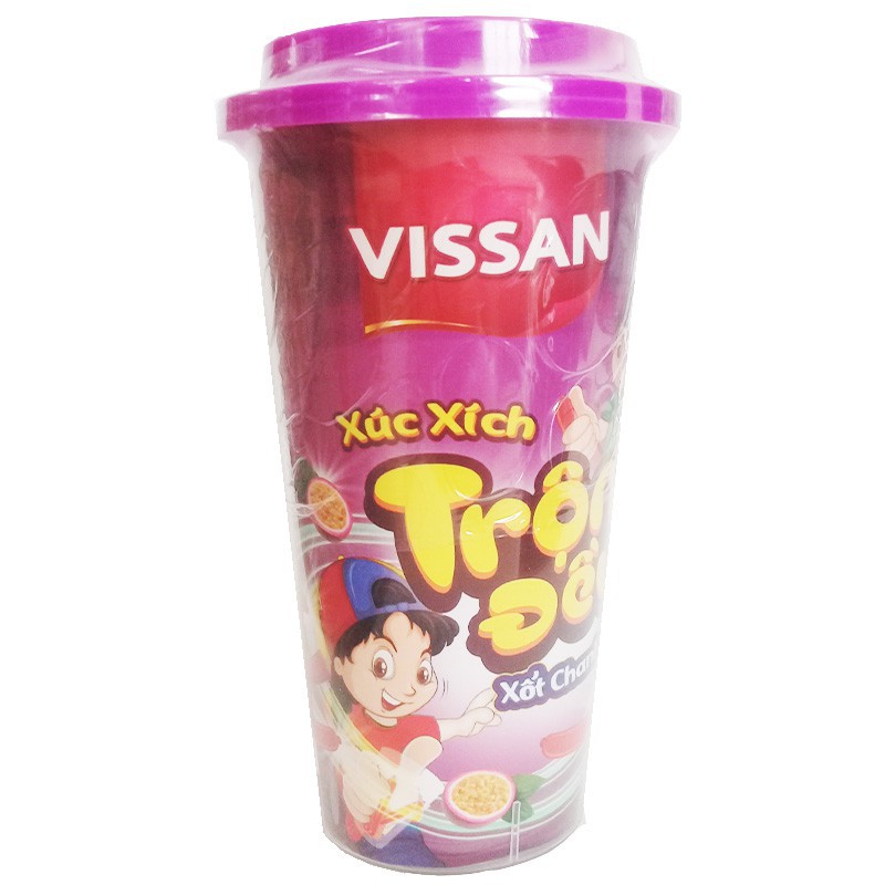 Xúc xích Trộn đều xốt Chanh dây Vissan