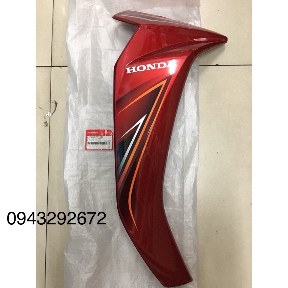 Cánh Yếm Bên Phải Wave Blade Số Màu Đỏ Tươi Honda (64750K57V10ZB)