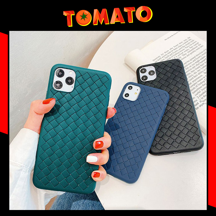 Ốp lưng iphone dẻo tản nhiệt thoáng khí đan caro cho iphone 6 iphone 6 plus iphone 7 plus