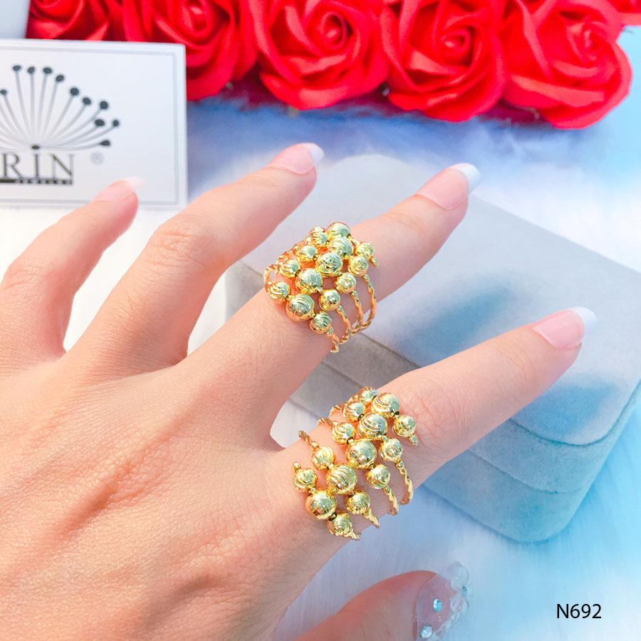 Nhẫn nữ cao cấp, nhẫn lò xo, nhẫn ximen  thiết kế thời thượng Orin N692