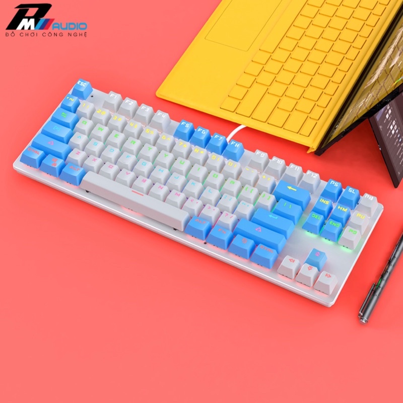 Bàn Phím Cơ Máy Tính Crack K400 và K550 PRO Led RGB 10 Chế Độ Khác Nhau,Chơi Game Dùng Văn Phòng Cực Đã-Bảo Hành 6 Tháng