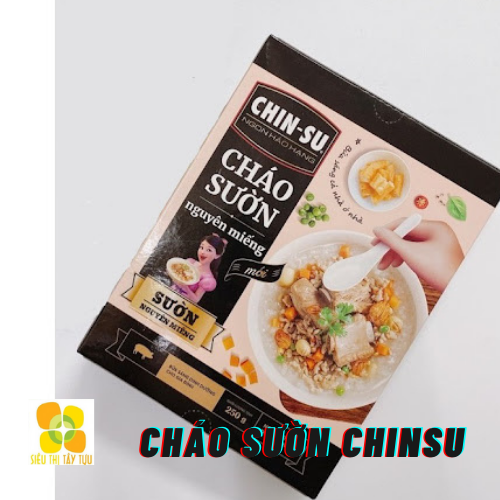 Cháo sườn nguyên miếng Chinsu 250gr |Siêu Thị Tây Tựu