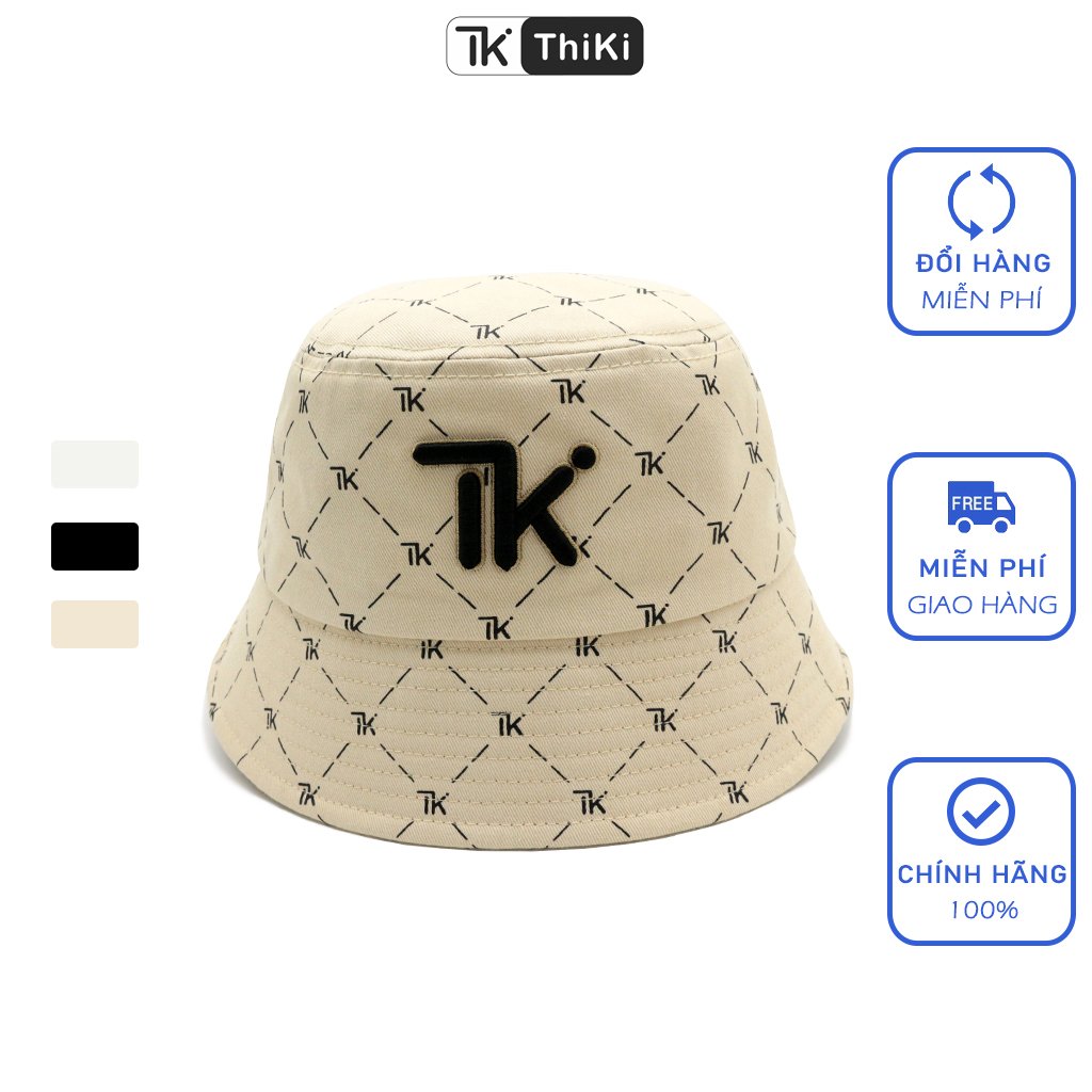 Nón Bucket Monogram THIKI chính hãng