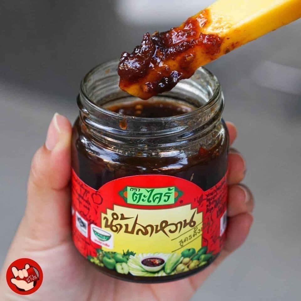 Mắm ruốc Thái Lan Mắm ruốc chấm trái cây Takrai nội địa Thái vị mặn và ngọt có độ dẻo dai khó cưỡng