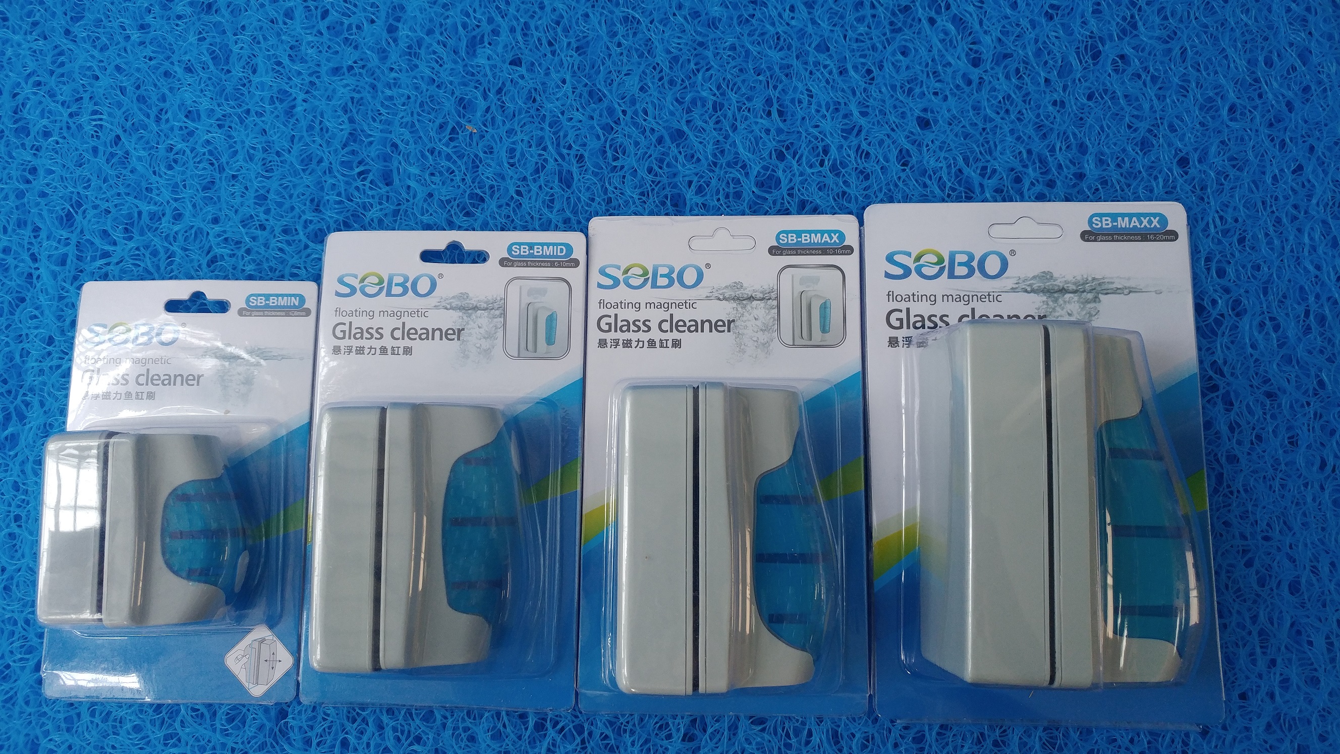 Chùi kính hồ cá SOBO dùng cho kính 4-20mm.