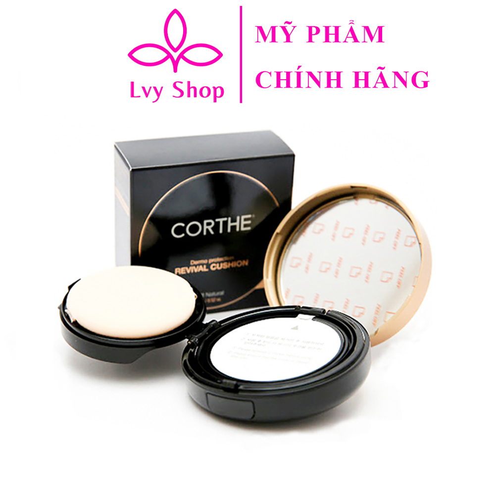 Phấn nước Corthe Dermo Protection Revival Hàn Quốc Lvy Shop kiềm dầu chống nắng phù hợp mọi loại da