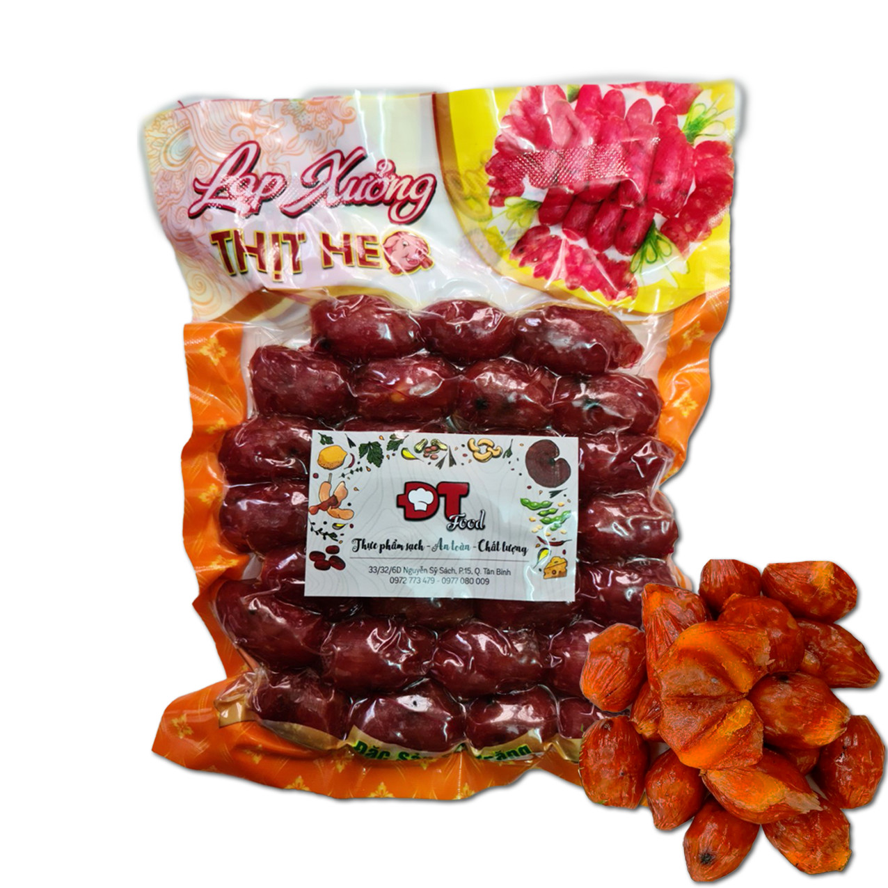 Lạp Xưởng Thịt Hồ Lô Trứng Muối Tươi Cai Lậy 500g