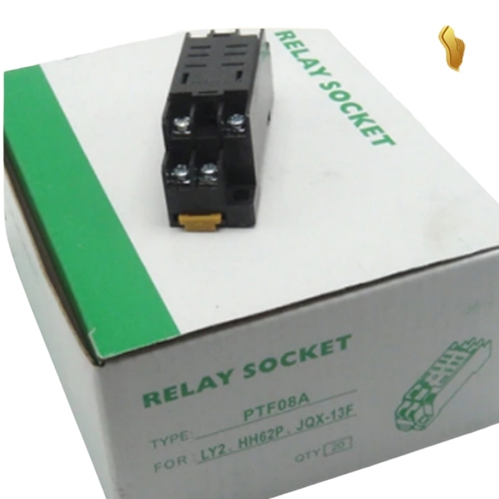 Đế rơ le timer ptf08a loại 8 chân dẹp lớn dùng cho relay ly2n-j