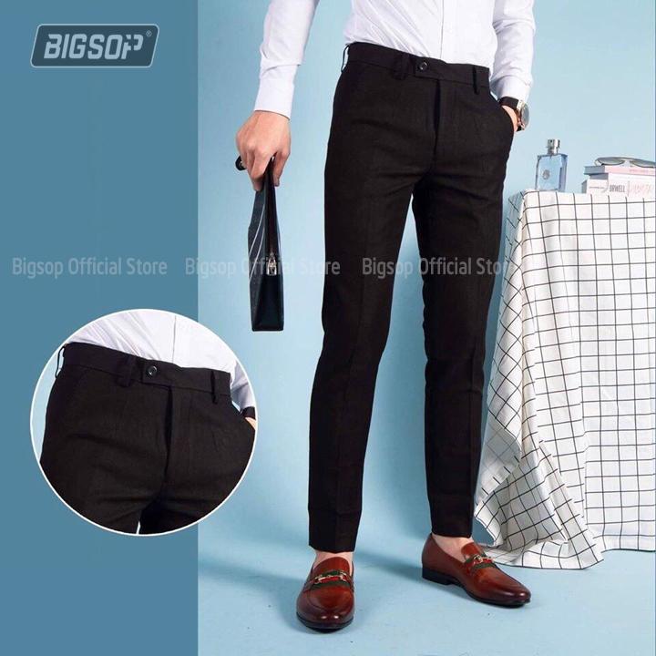 (Hàng cao cấp loại 1) Quần tây âu nam dáng ôm vải co giãn 4 chiều chống nhăn chống xù phong cách trẻ trung Hàn Quốc