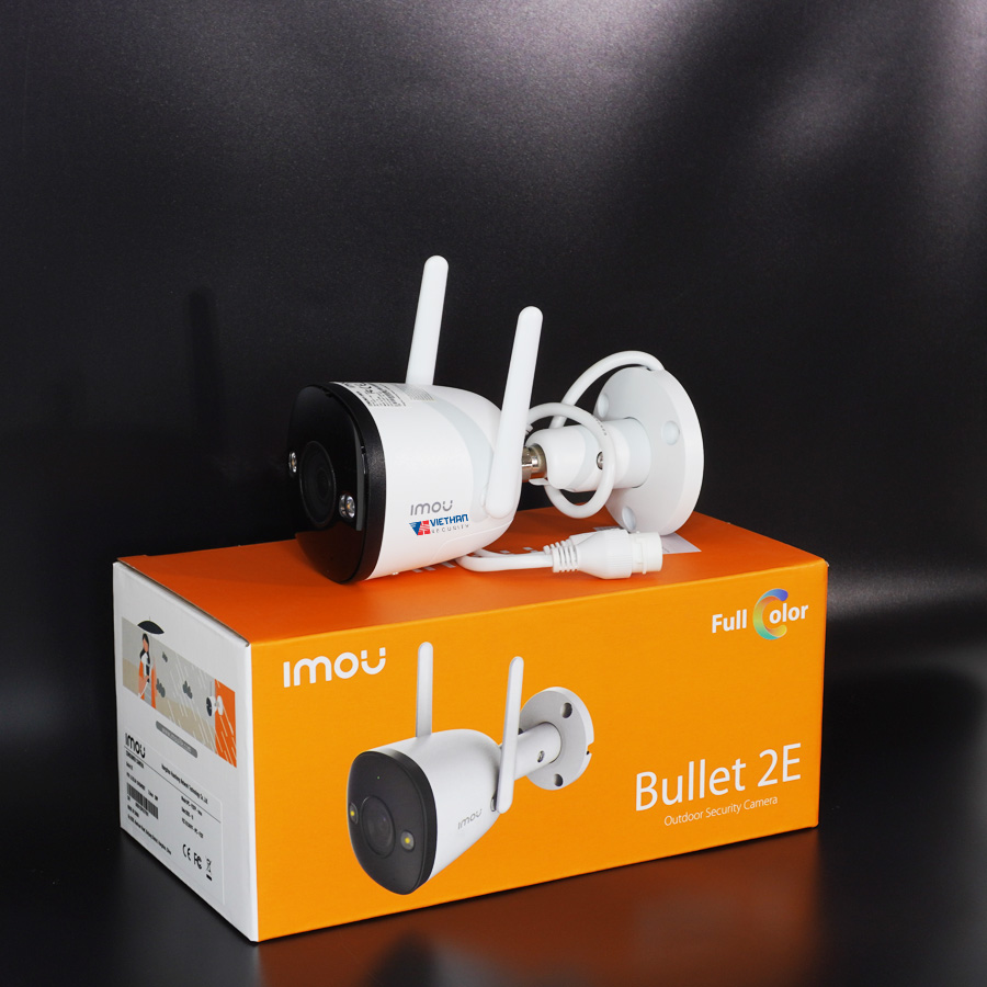 Camera IP IMOU Bullet 2E ngoài trời IPC-F22FP 2Mpx Hàng Chính Hãng