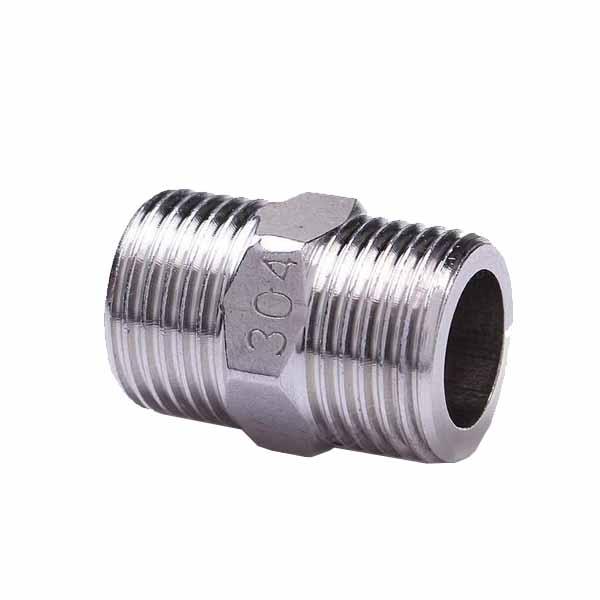 Nối inox 2 đầu ren ngoài  DN20 , DN15 , Kép ren