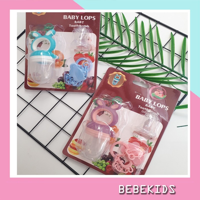 {HOT} [TẶNG 2 Núm Nhai] Túi nhai ăn dặm Babylops / Núm nhai ăn dặm Cho bé