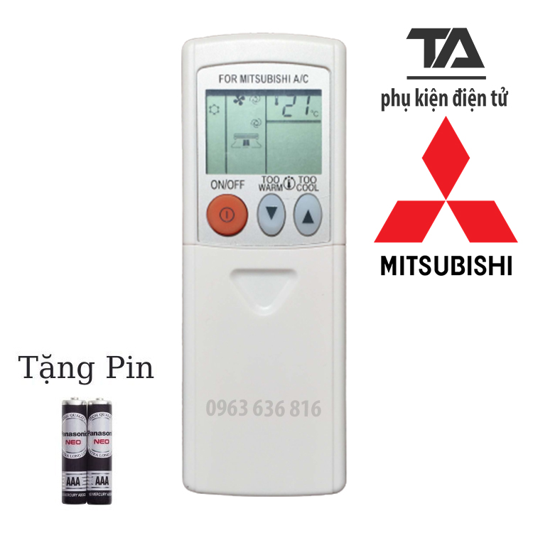 REMOTE MÁY LẠNH MITSUBISHI KM09A ✔ Điều khiển điều hòa Mitsubishi dòng Mitsubishi MSY- MSZ- MS