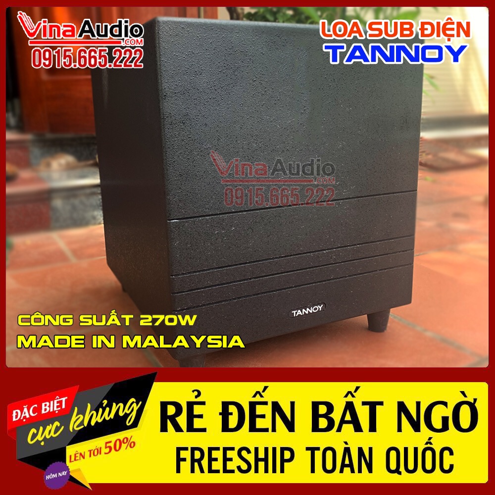 Loa siêu trầm - Sub điện TANNOY bass 30 - Đánh căng, dễ ghép - Made in Malaysia