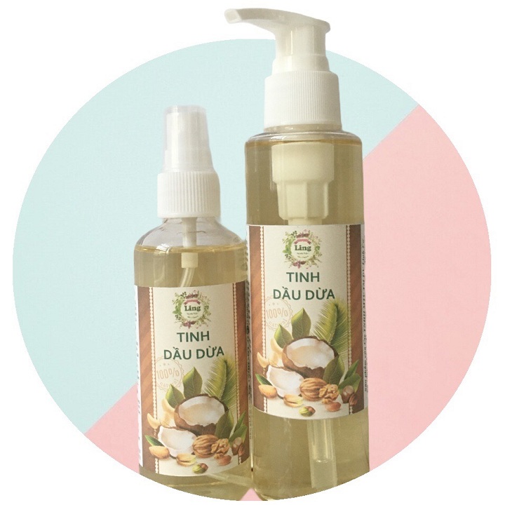 150 ml Dầu Dừa Ép Lạnh Nguyên Chất 100% Dưỡng Da, Dưỡng Tóc, Làm Đẹp