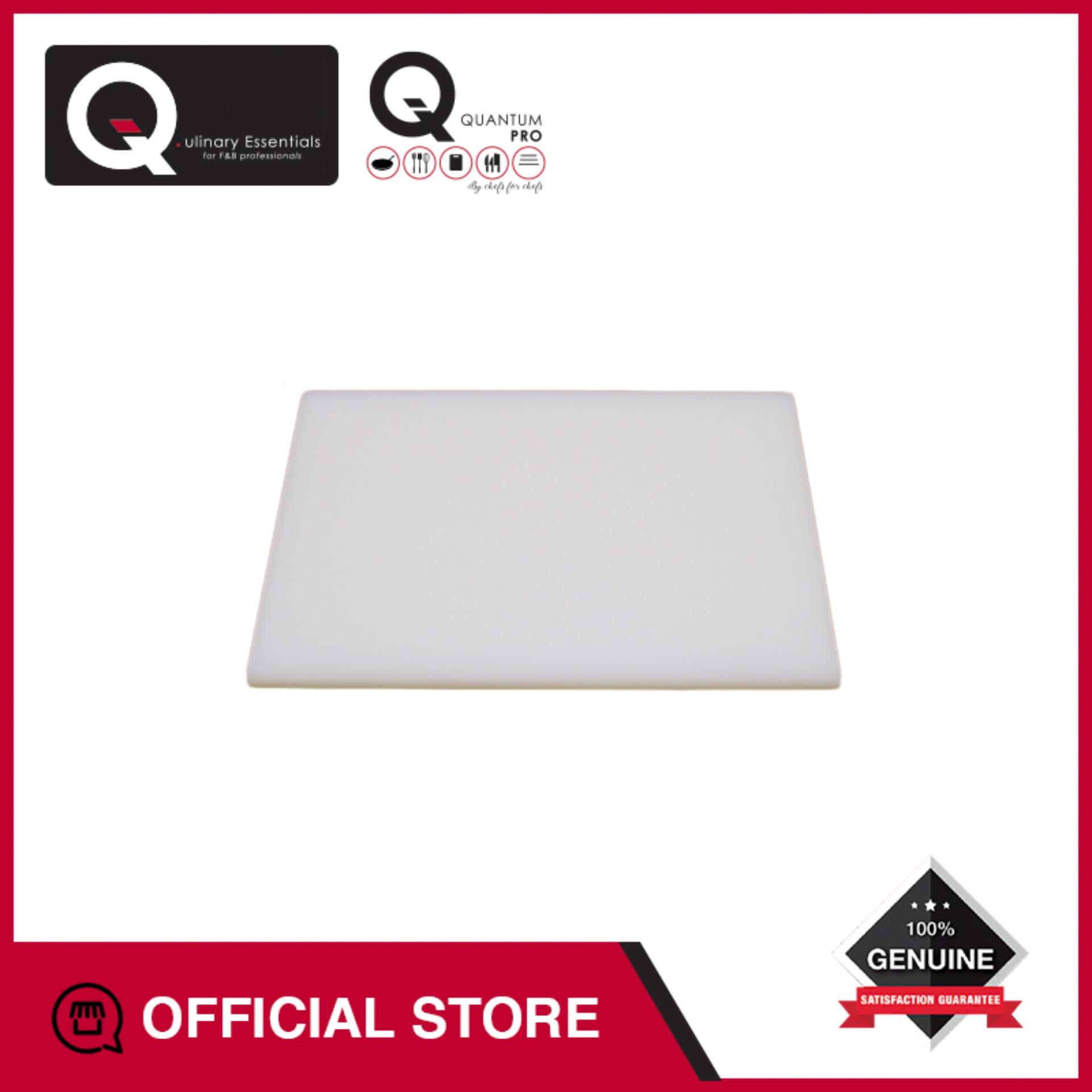 Thớt nhựa quantum-pro màu trắng 35x25x1cm