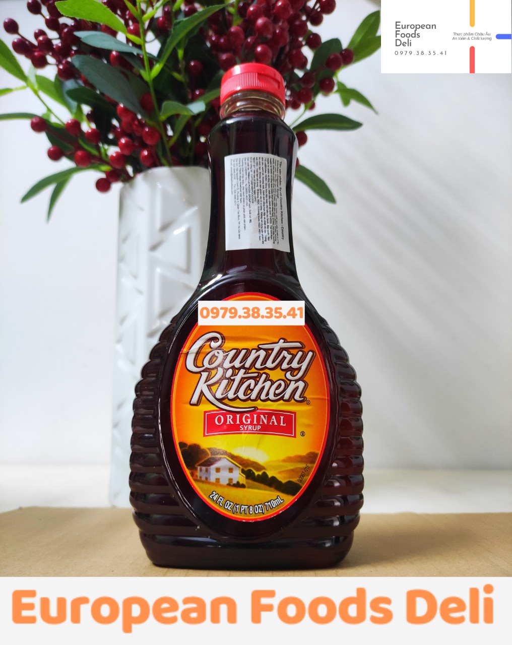 Syrup Kitchen Country Original American Siro chai 710ml