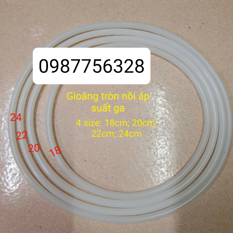[HCM]Siêu hot  Ron- gioăng- Zoong nồi áp suất 2 tay cầm
