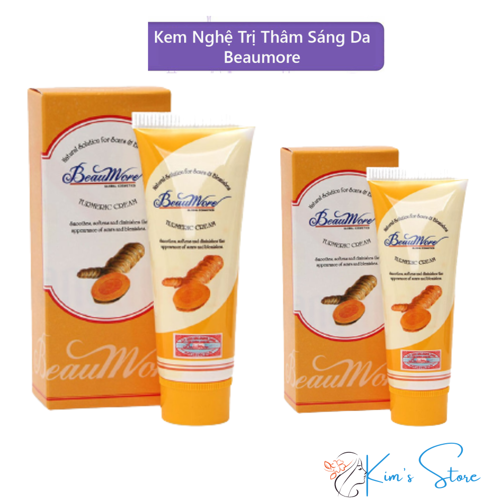Kem nghệ beaumore turmeric cream 40g ngừa thâm / kem beaumore ngừa sẹo 10gr - kim beauty shop