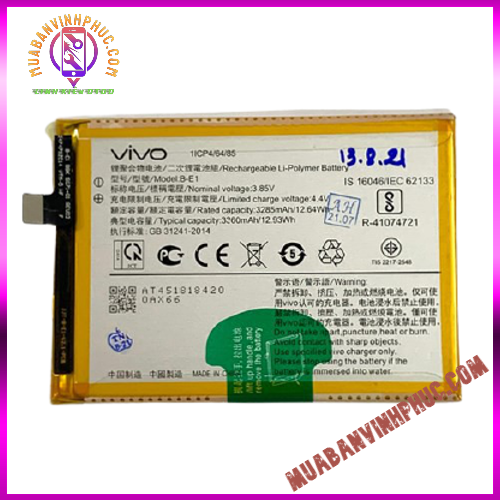 Pin vivo y71 / b-e1,dung lượng 3360mah / bảo hành 12 tháng - mbvp.com