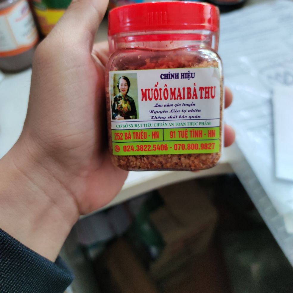 Muối ô mai | bà thu | món ngon hà nội