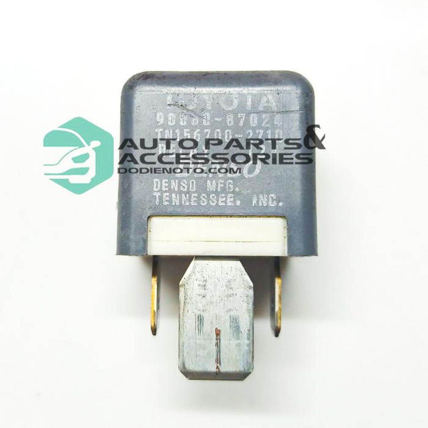 Relay denso 4 chân 12vdc 80a + kèm giắc điện