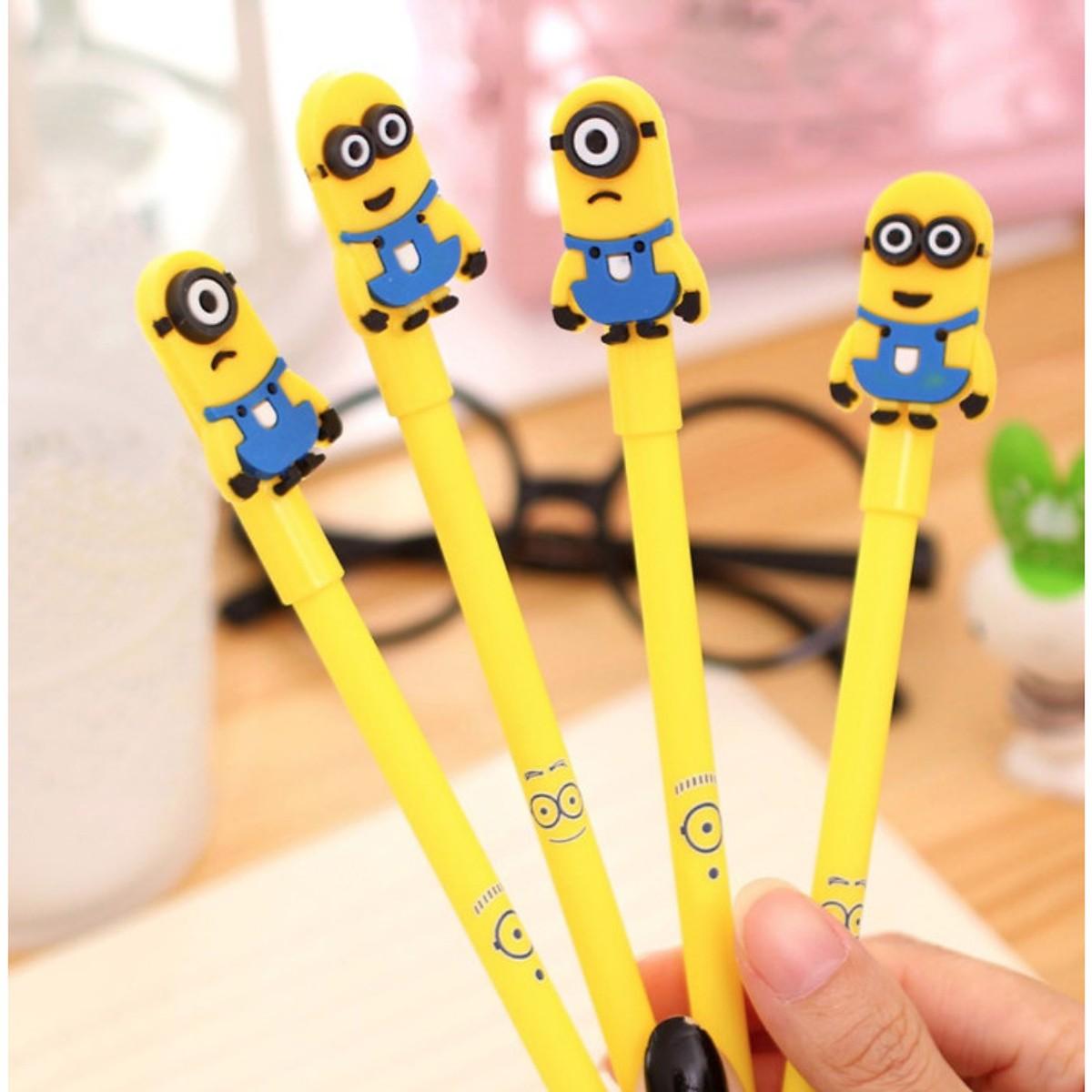 Bút mực nước Minion vàng xanh