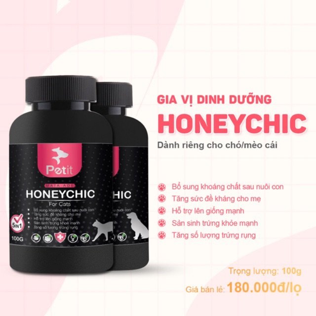 Gia vị dinh dưỡng honeychic