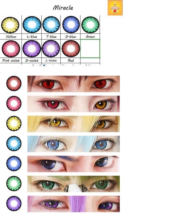 Kính áp tròng hóa trang Miracle - Lens hóa trang miracles