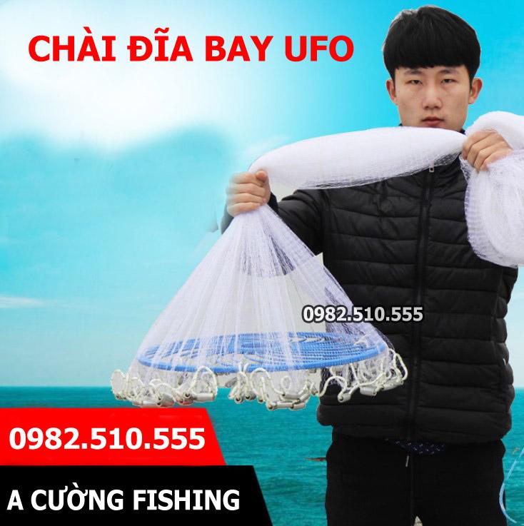Chài đĩa bay cước rút ufo - 3m thái lan