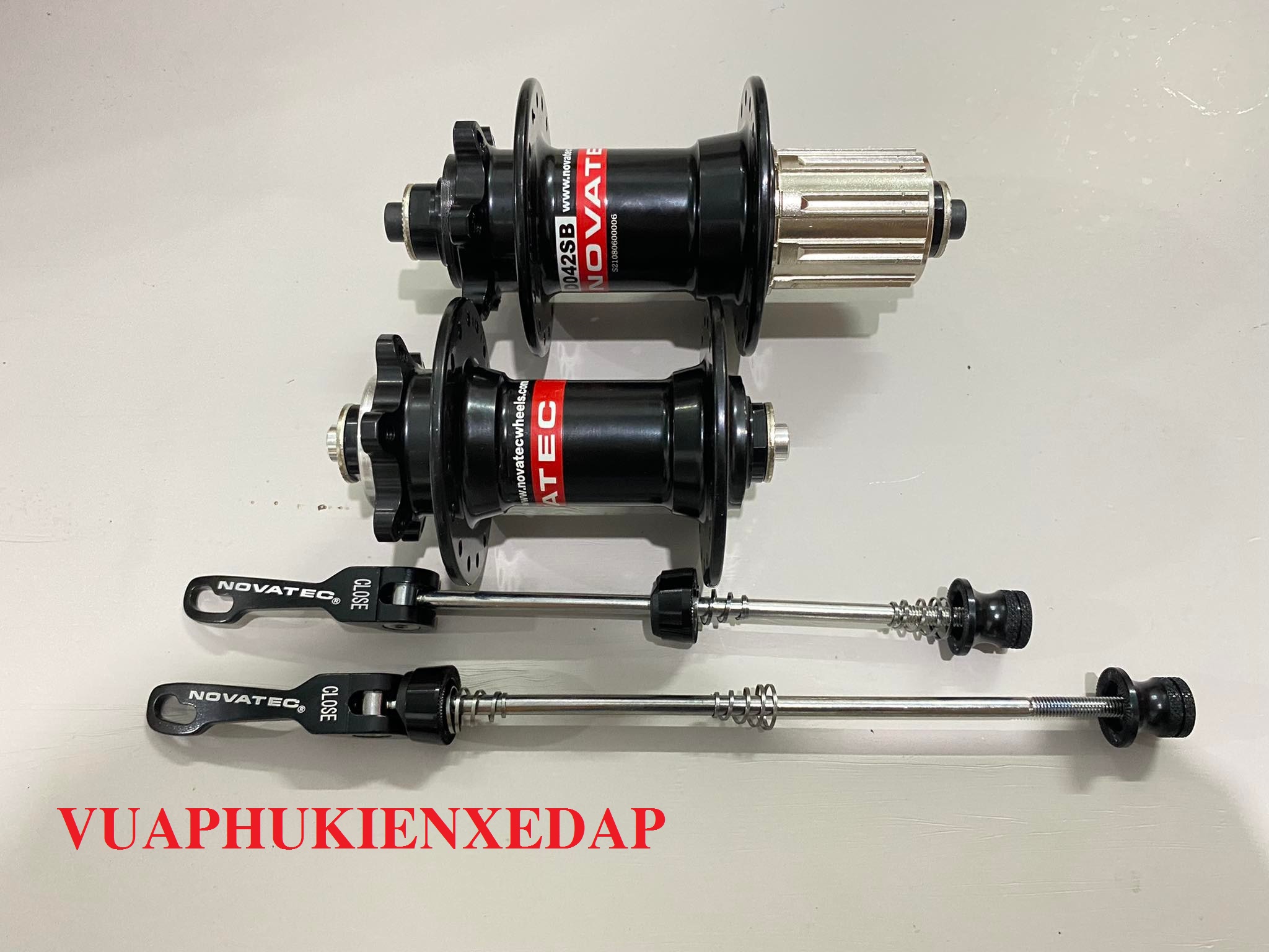 Bộ đùm Moay ơ Novatec líp thả bạc đạn Cao cấp 32 lỗ