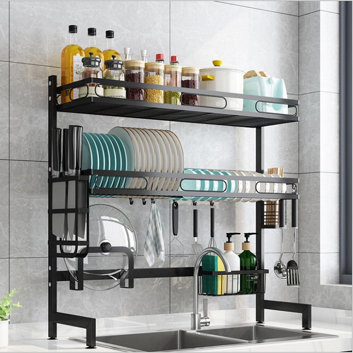 Kệ đựng bát đĩa 2 tầng. kệ úp chén đĩa đa năng. kệ úp bát đĩa nhà bếp