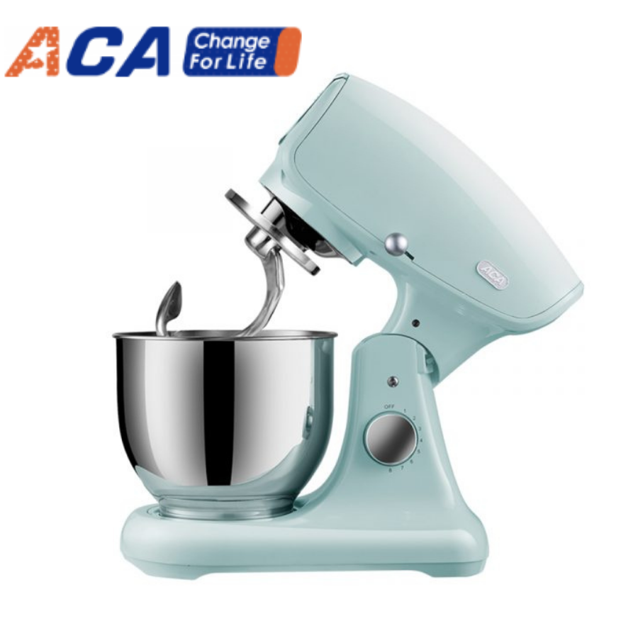 (Thương hiệu Mỹ) Máy trộn bột ACA ASM-DC830 4.5L 1200W - thân kim loại cao cấp với 8 tốc độ - đánh kem, trứng làm chả giò
