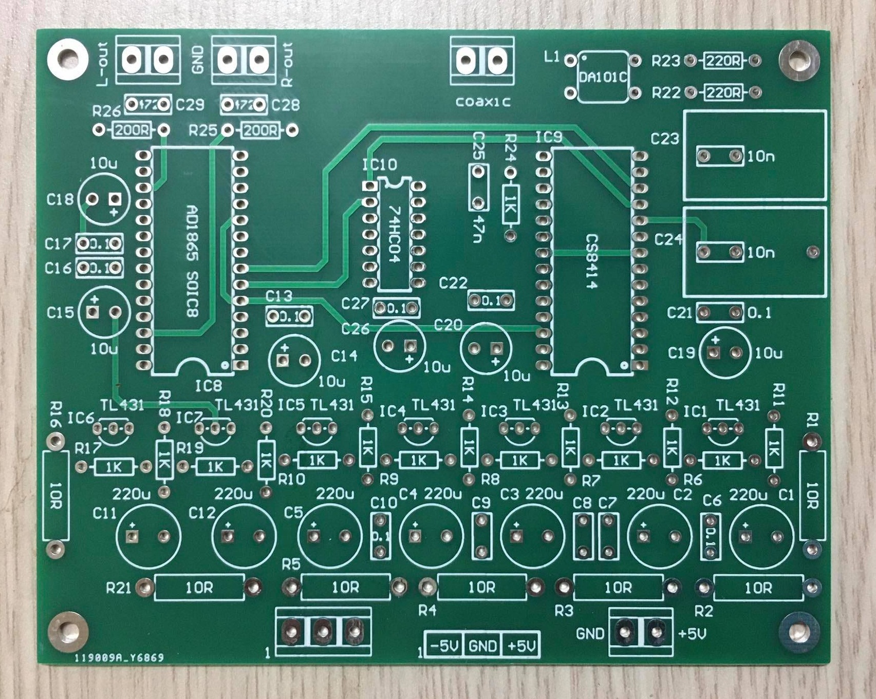 Mạch in AD1865 SOIC28 chuyển đổi tín hiệu số sang tương tự