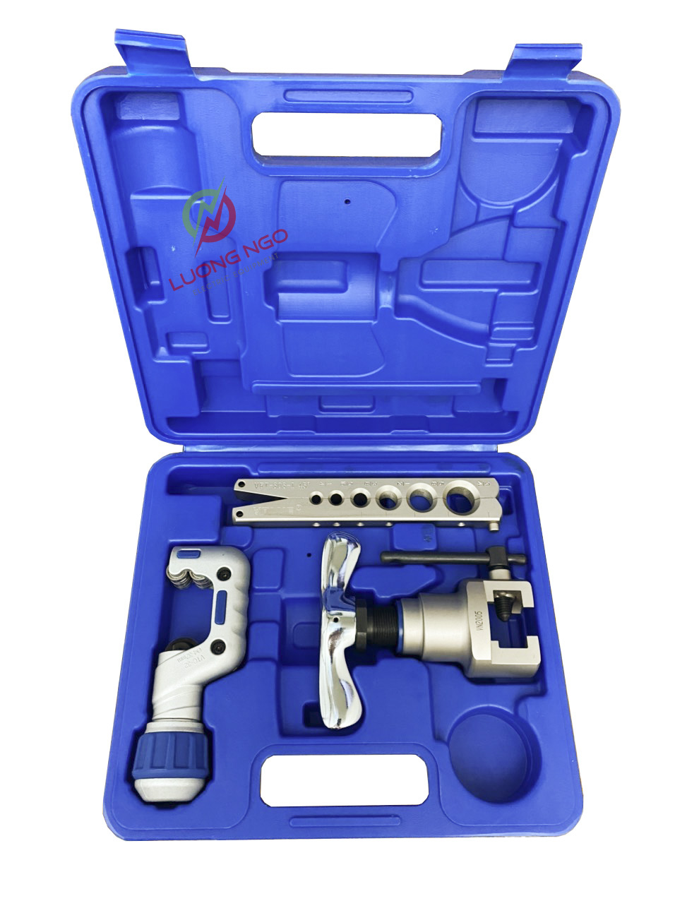 Bộ lã ống đồng lệch tâm có dao 1 kẹp value vft-808-is