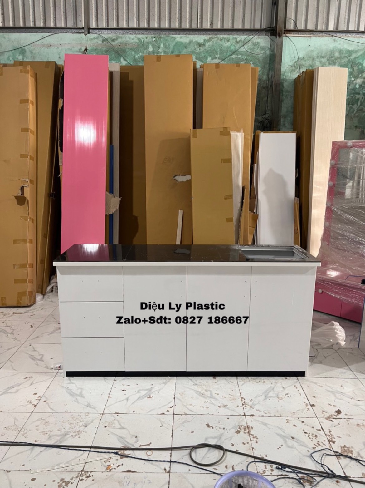 Tủ bếp  bồn rửa nhựa đài loan giá rẻ,freeship kv tp hcm