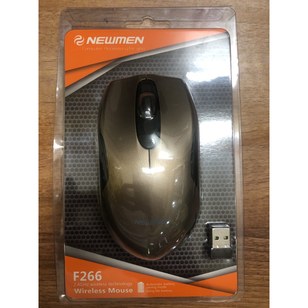 [HCM]Chuột Mouse Không dây Newmen F266. Vi Tính Quốc Duy