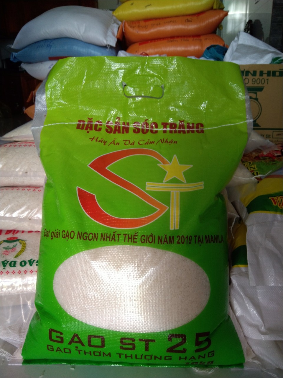 Gạo ngon st25 - bao 5kg ," bán lẻ với giá sỉ "