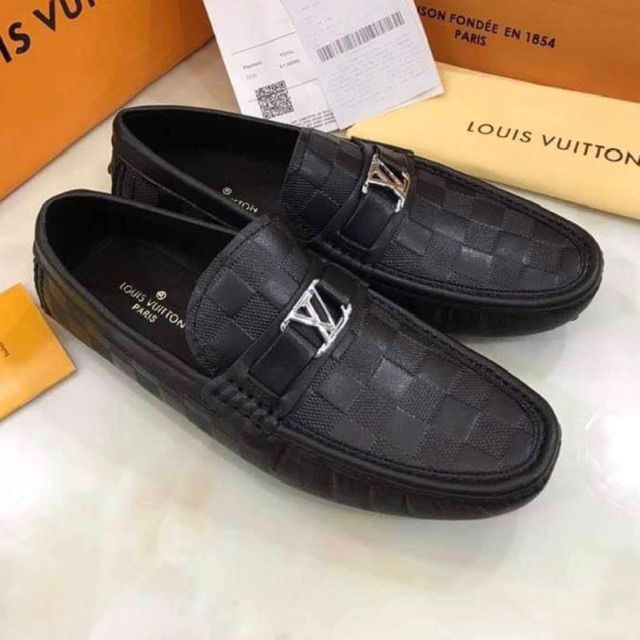 Giày mọi nam thời trang ô vuông êm chân thoáng khí