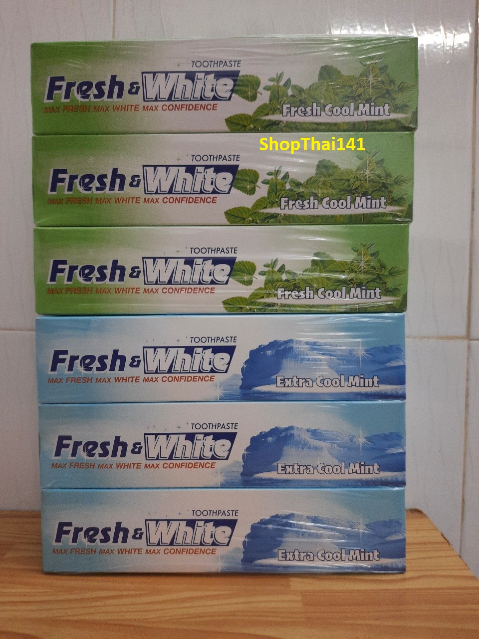 Kem đánh răng fresh & white 160gr - xuất xứ thái lan