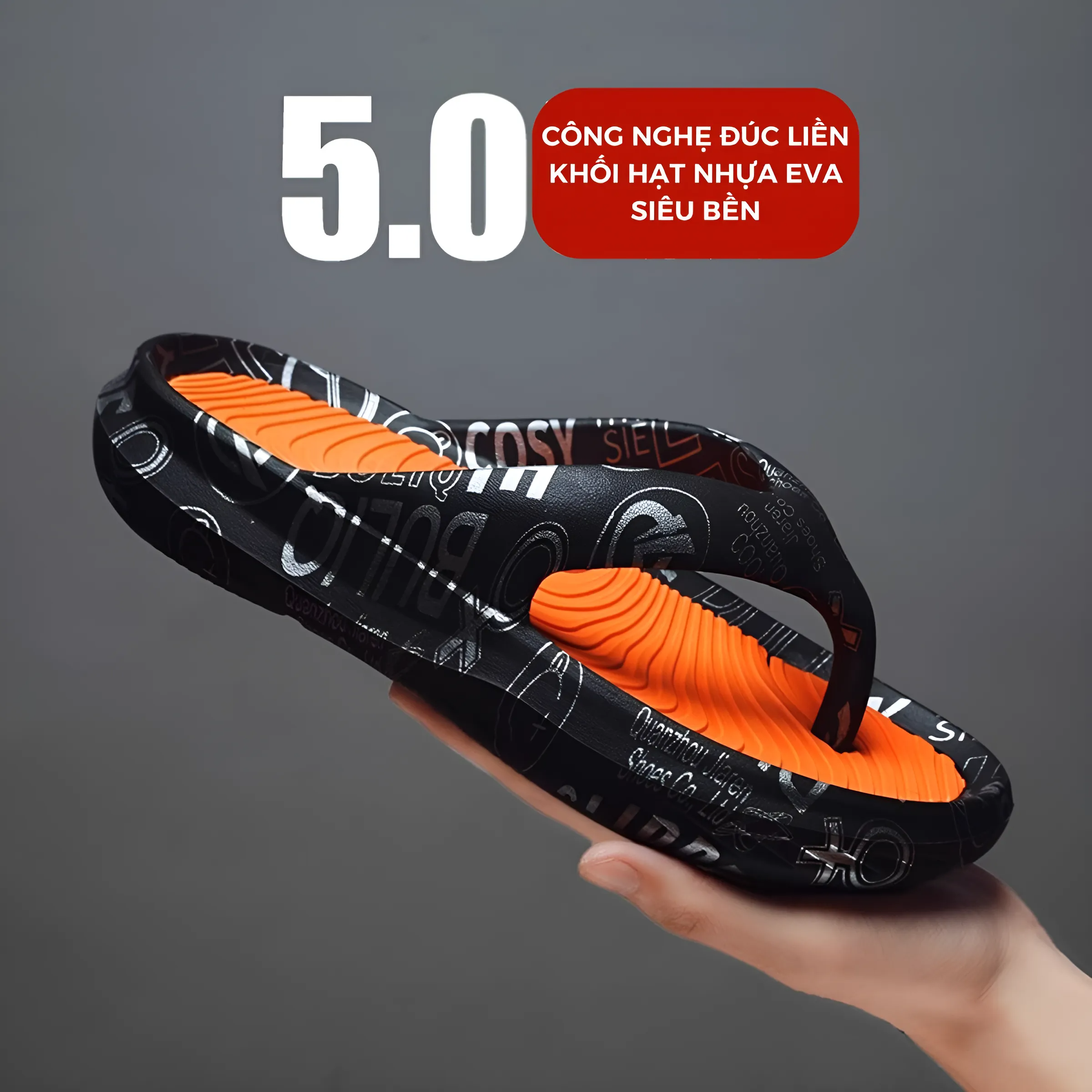 Tông nam siêu nhẹ, dép tông xỏ ngón EVA06