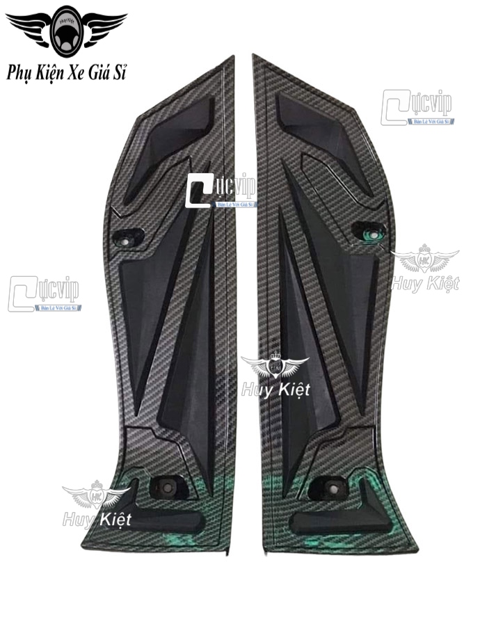 Thảm gác chân trước carbon nvx 2021 - 2023, nvx v2 hàng chuẩn đẹp, cao cấp ms5725