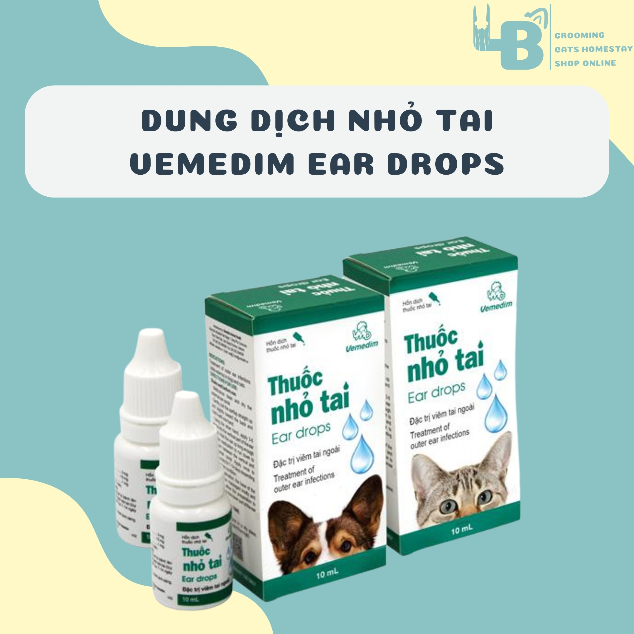 Vemedim Thuốc nhỏ tai - Đặc trị viêm tai ngoài